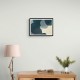 Abstract Minimalist Green Landscape Artwork With Overlapping Ovals 11