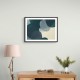 Abstract Minimalist Green Landscape Artwork With Overlapping Ovals 11