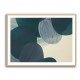 Abstract Minimalist Green Landscape Artwork With Overlapping Ovals 11