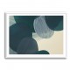 Abstract Minimalist Green Landscape Artwork With Overlapping Ovals 11