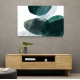 Abstract Minimalist Green Landscape Artwork With Overlapping Ovals 8