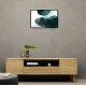 Abstract Minimalist Green Landscape Artwork With Overlapping Ovals 8