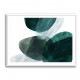 Abstract Minimalist Green Landscape Artwork With Overlapping Ovals 8