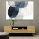 Abstract Minimalist Landscape Artwork With Overlapping Ovals 1