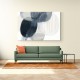 Abstract Minimalist Landscape Artwork With Overlapping Ovals 1