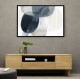 Abstract Minimalist Landscape Artwork With Overlapping Ovals 1