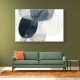 Abstract Minimalist Landscape Artwork With Overlapping Ovals 1