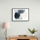 Abstract Minimalist Landscape Artwork With Overlapping Ovals 1