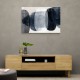 Abstract Minimalist Landscape Artwork With Overlapping Ovals 2