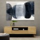 Abstract Minimalist Landscape Artwork With Overlapping Ovals 2