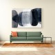 Abstract Minimalist Landscape Artwork With Overlapping Ovals 2