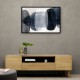Abstract Minimalist Landscape Artwork With Overlapping Ovals 2