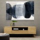 Abstract Minimalist Landscape Artwork With Overlapping Ovals 2