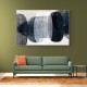 Abstract Minimalist Landscape Artwork With Overlapping Ovals 2