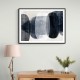 Abstract Minimalist Landscape Artwork With Overlapping Ovals 2