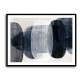 Abstract Minimalist Landscape Artwork With Overlapping Ovals 2