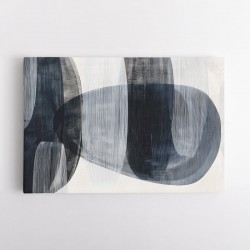 Abstract Minimalist Landscape Artwork With Overlapping Ovals 3