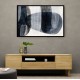 Abstract Minimalist Landscape Artwork With Overlapping Ovals 3
