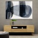 Abstract Minimalist Landscape Artwork With Overlapping Ovals 3