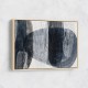Abstract Minimalist Landscape Artwork With Overlapping Ovals 3