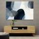 Abstract Minimalist Landscape Artwork With Overlapping Ovals 5