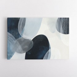 Abstract Minimalist Landscape Artwork With Overlapping Ovals 5