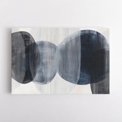 Abstract Minimalist Landscape Artwork With Overlapping Ovals 6