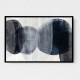 Abstract Minimalist Landscape Artwork With Overlapping Ovals 6