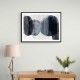 Abstract Minimalist Landscape Artwork With Overlapping Ovals 6