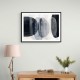 Abstract Minimalist Landscape Artwork With Overlapping Ovals 7