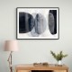 Abstract Minimalist Landscape Artwork With Overlapping Ovals 7