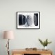 Abstract Minimalist Landscape Artwork With Overlapping Ovals 7