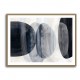 Abstract Minimalist Landscape Artwork With Overlapping Ovals 7
