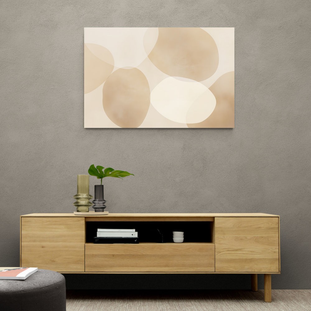 Minimalist Abstract Art Featuring Large Soft Edged  62