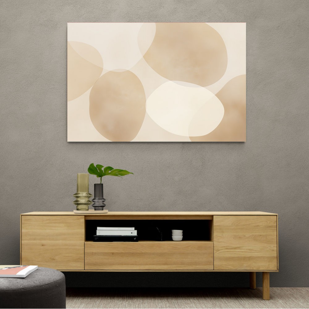 Minimalist Abstract Art Featuring Large Soft Edged  62