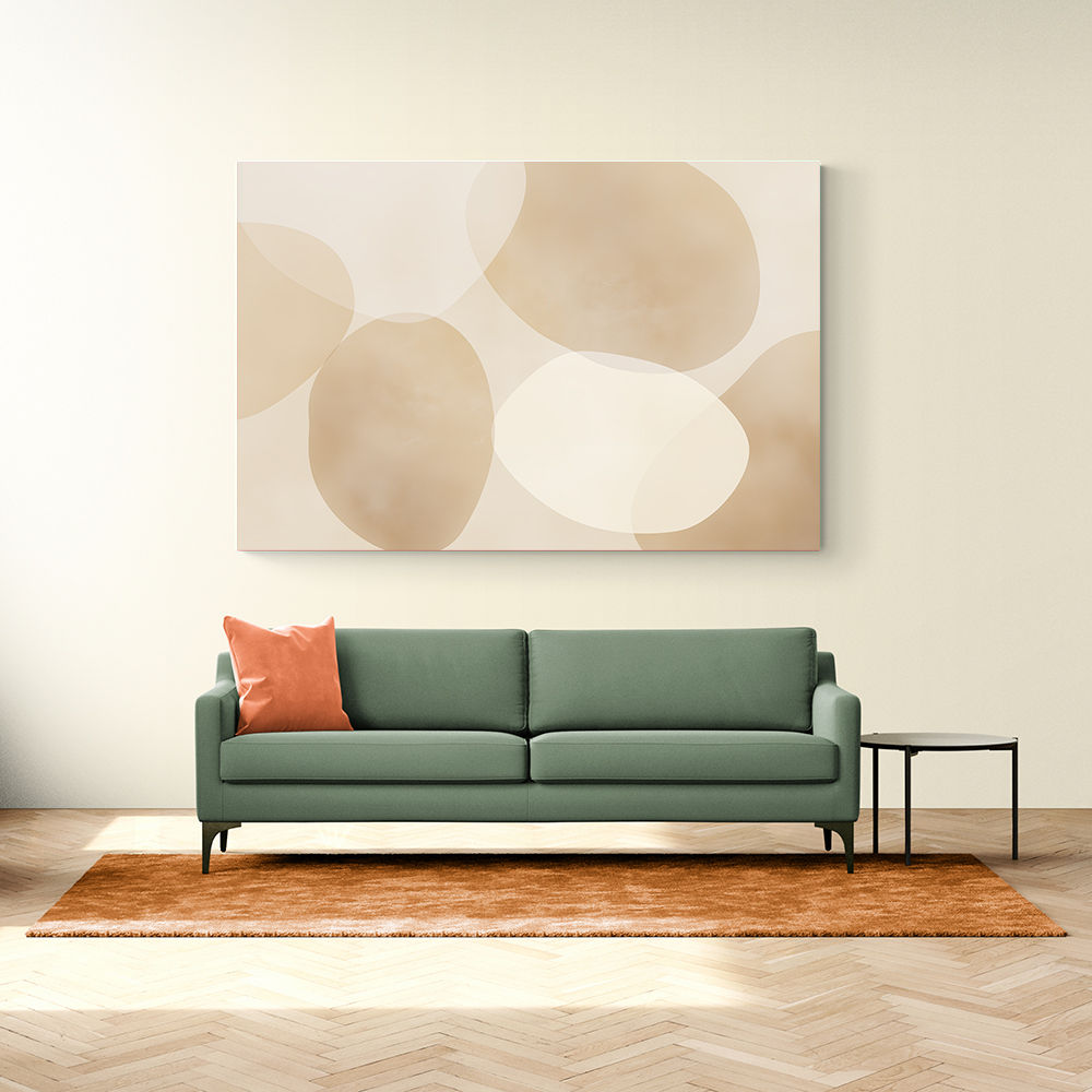 Minimalist Abstract Art Featuring Large Soft Edged  62