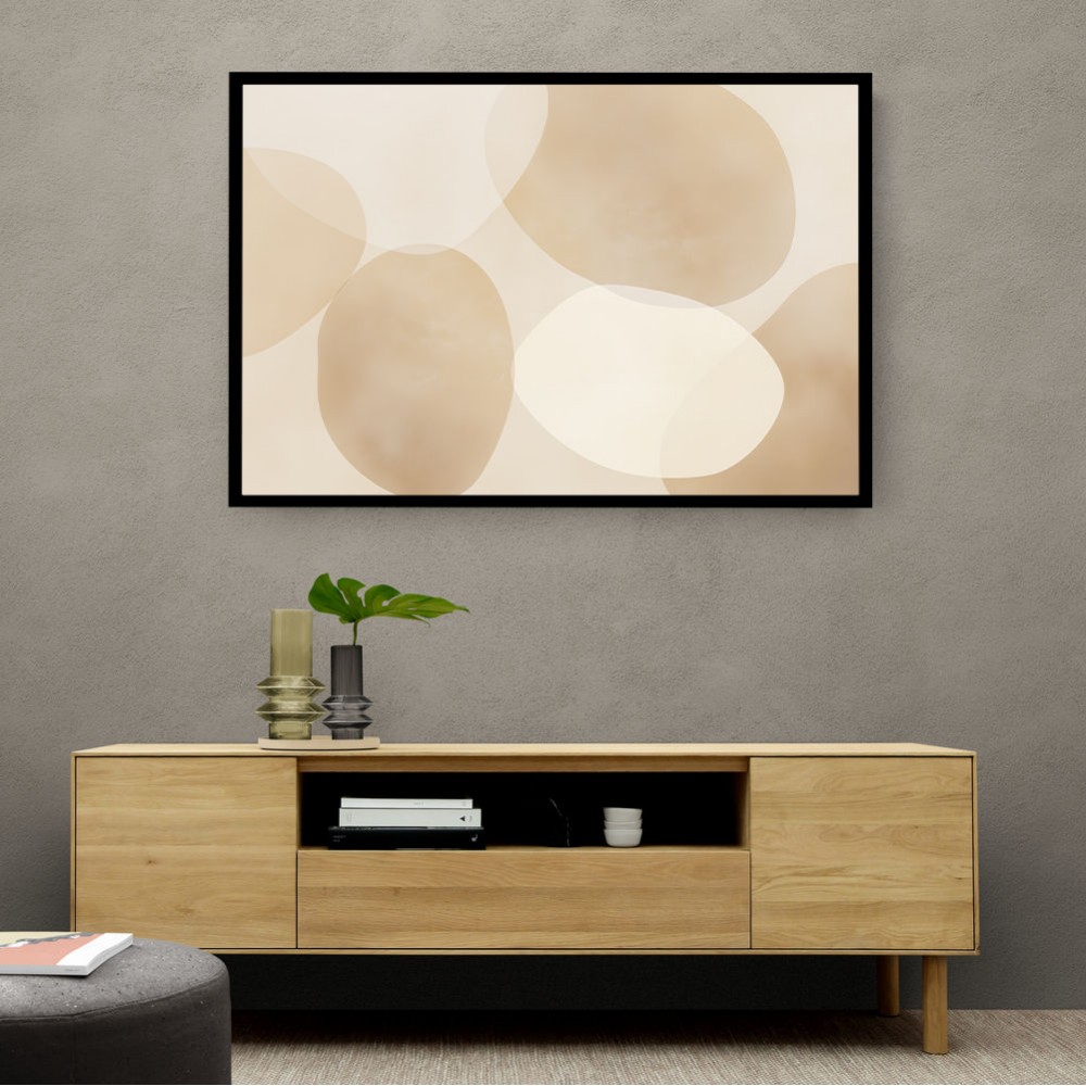 Minimalist Abstract Art Featuring Large Soft Edged  62