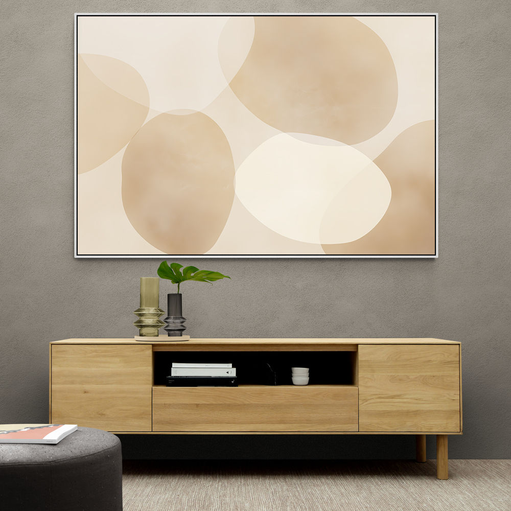 Minimalist Abstract Art Featuring Large Soft Edged  62