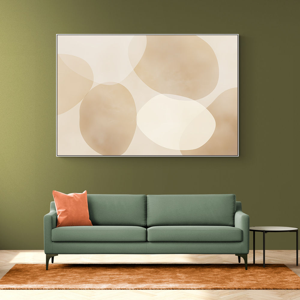Minimalist Abstract Art Featuring Large Soft Edged  62