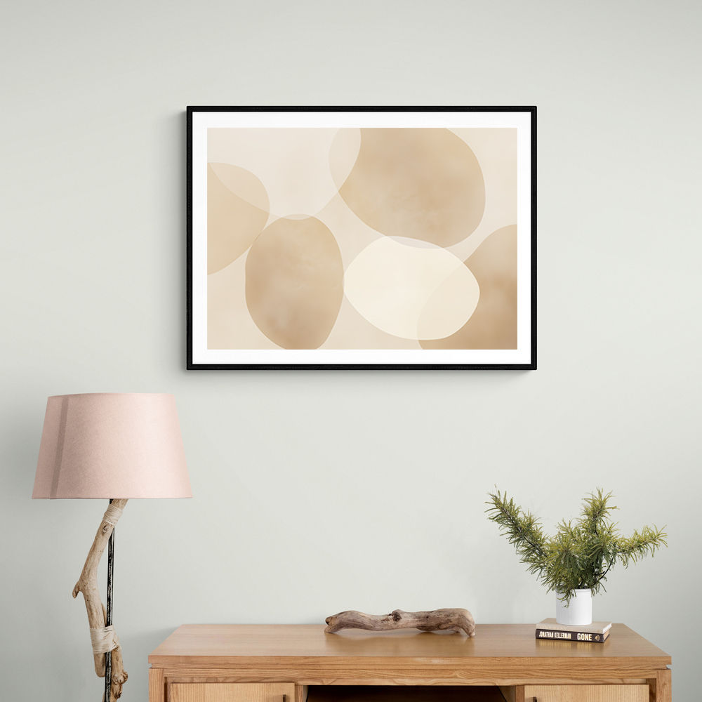 Minimalist Abstract Art Featuring Large Soft Edged  62