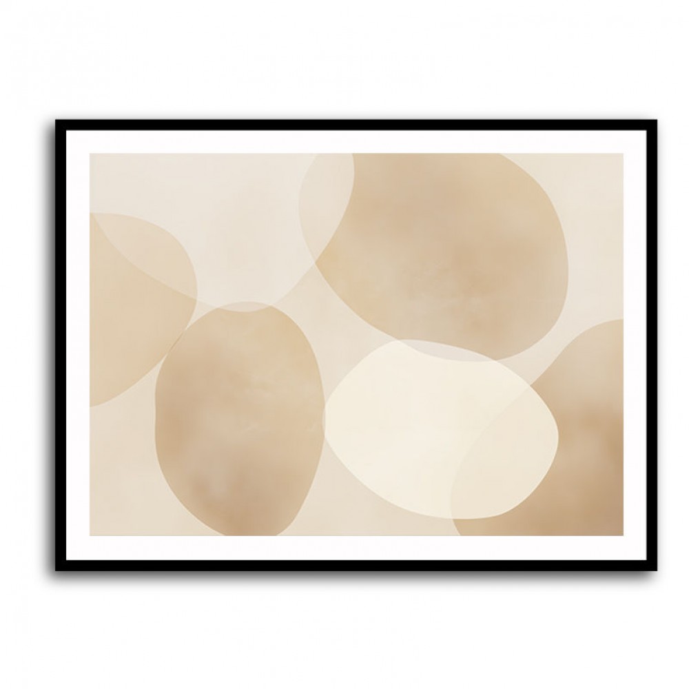 Minimalist Abstract Art Featuring Large Soft Edged  62