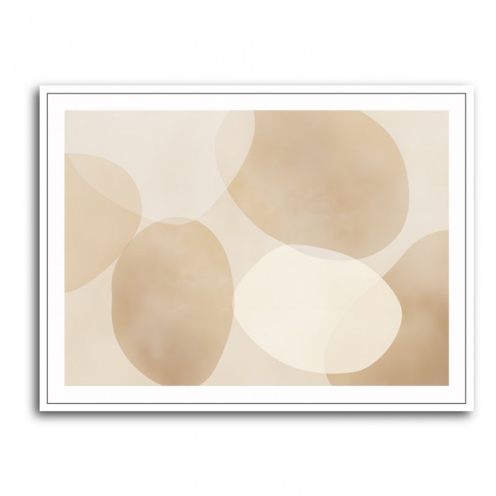 Minimalist Abstract Art Featuring Large Soft Edged  62