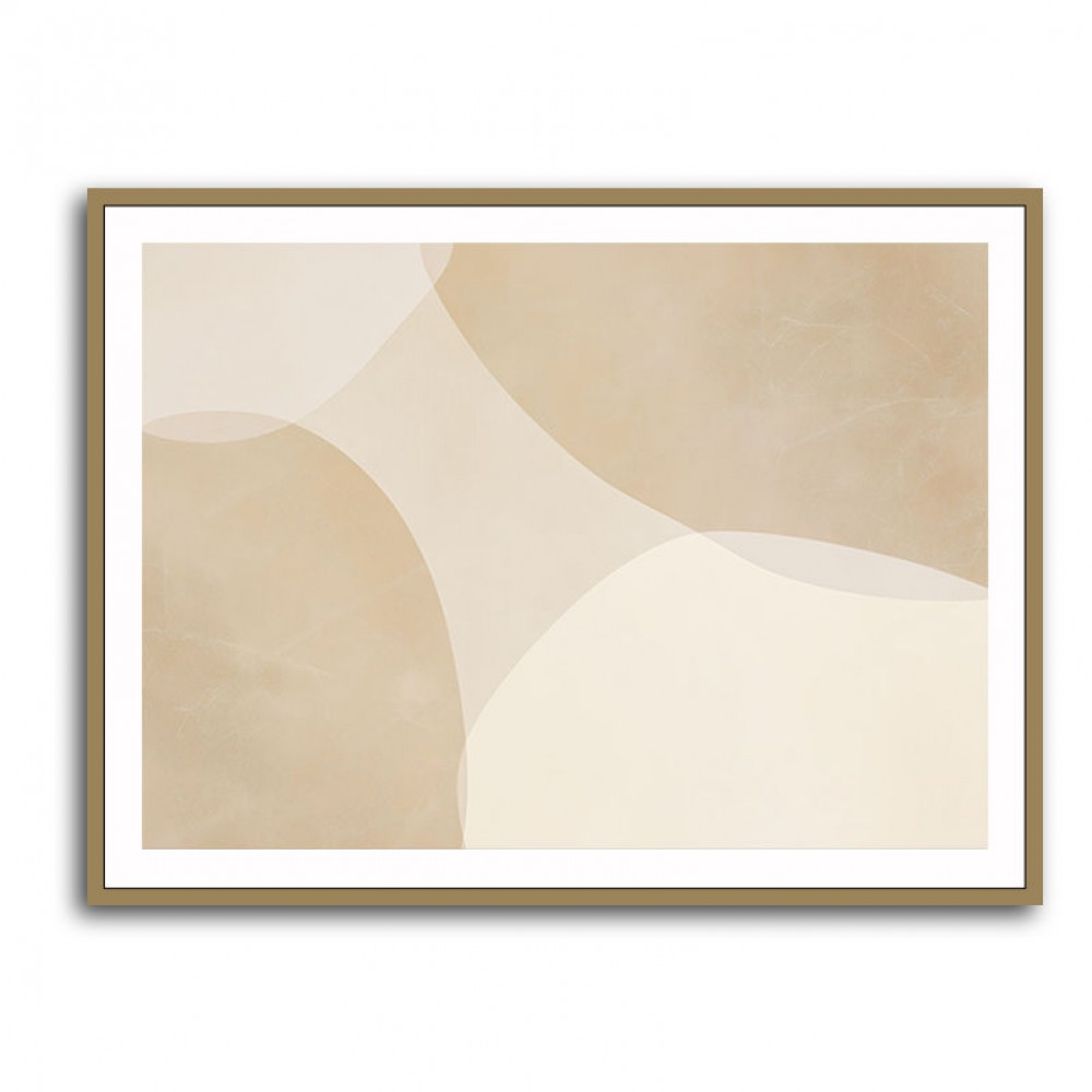 Minimalist Abstract Art Featuring Large Soft Edged  65
