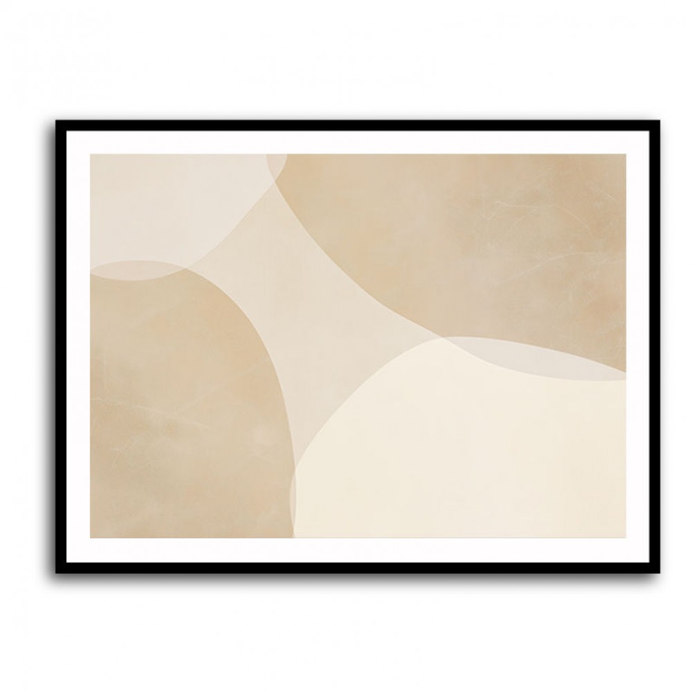 Minimalist Abstract Art Featuring Large Soft Edged  65