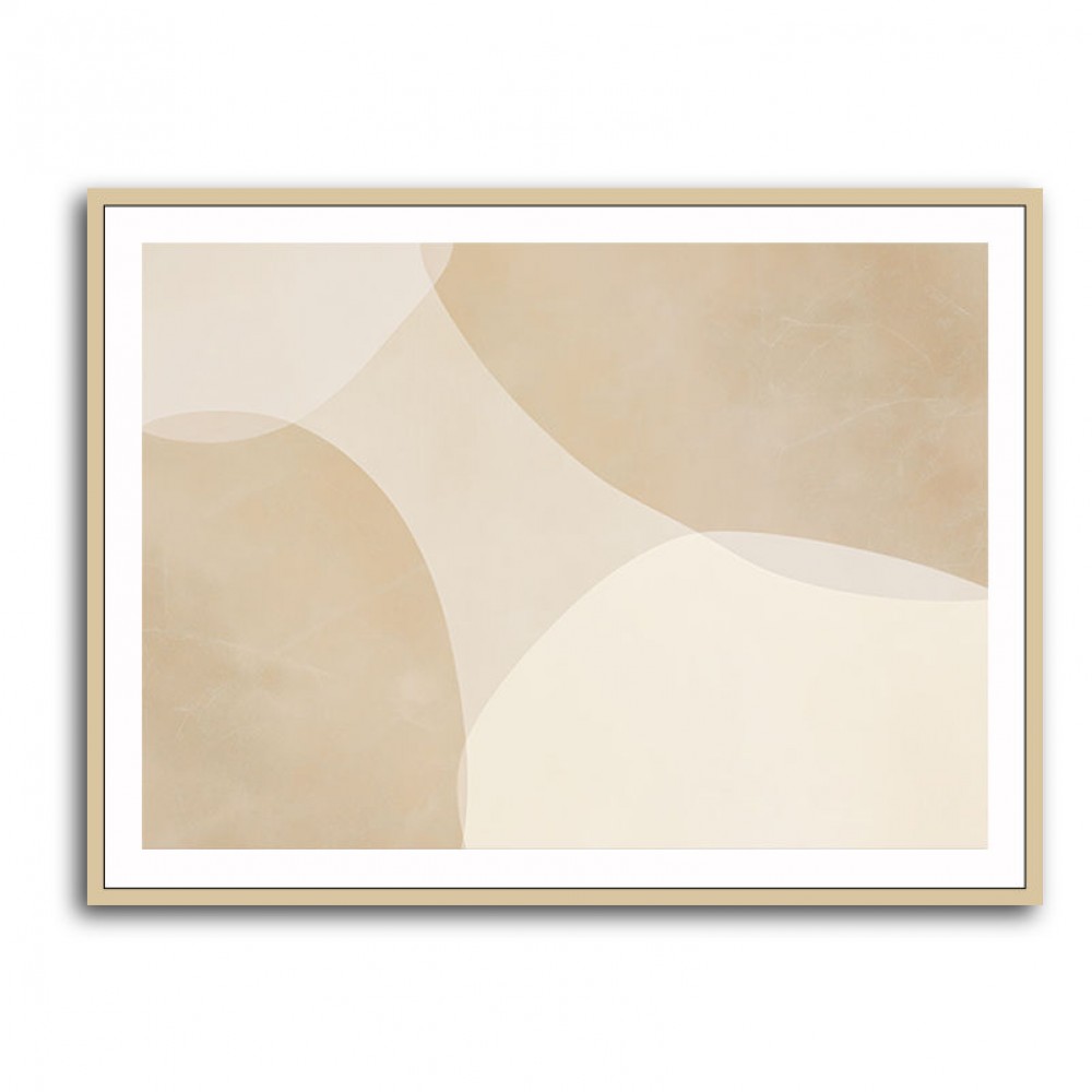 Minimalist Abstract Art Featuring Large Soft Edged  65