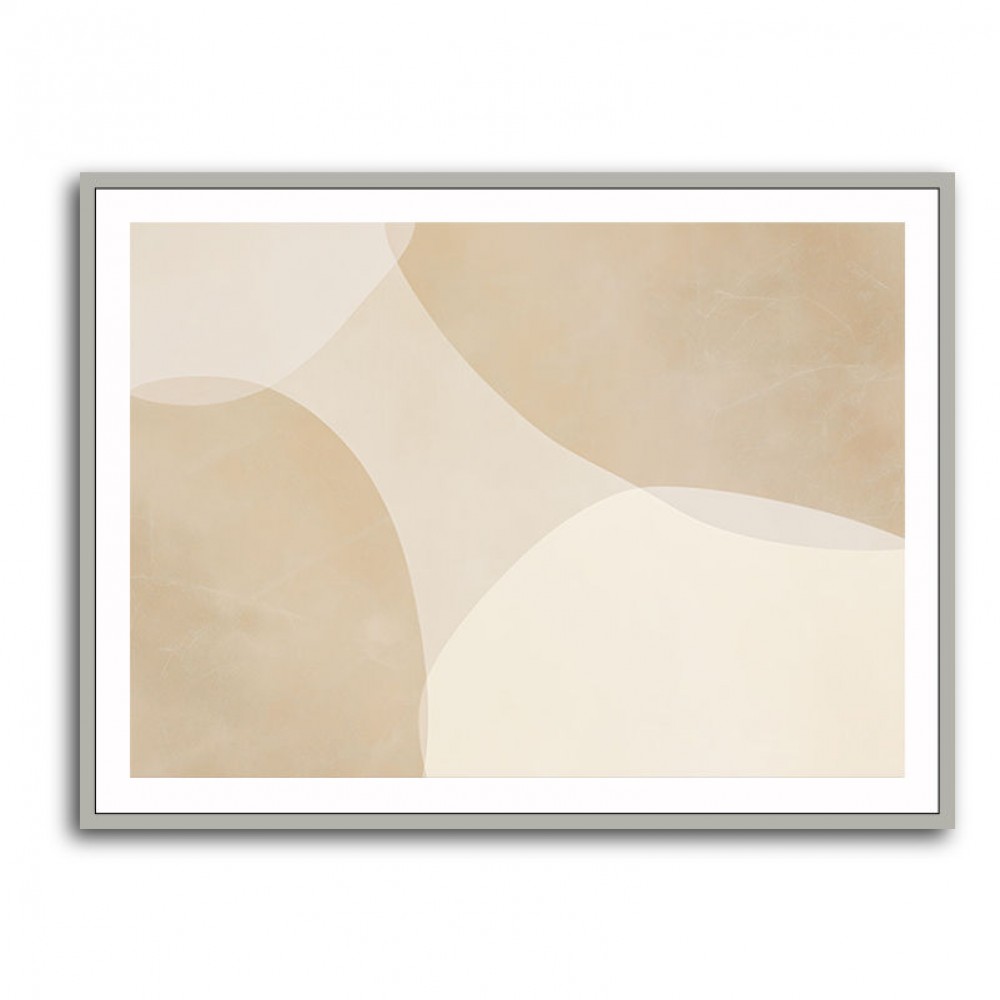 Minimalist Abstract Art Featuring Large Soft Edged  65