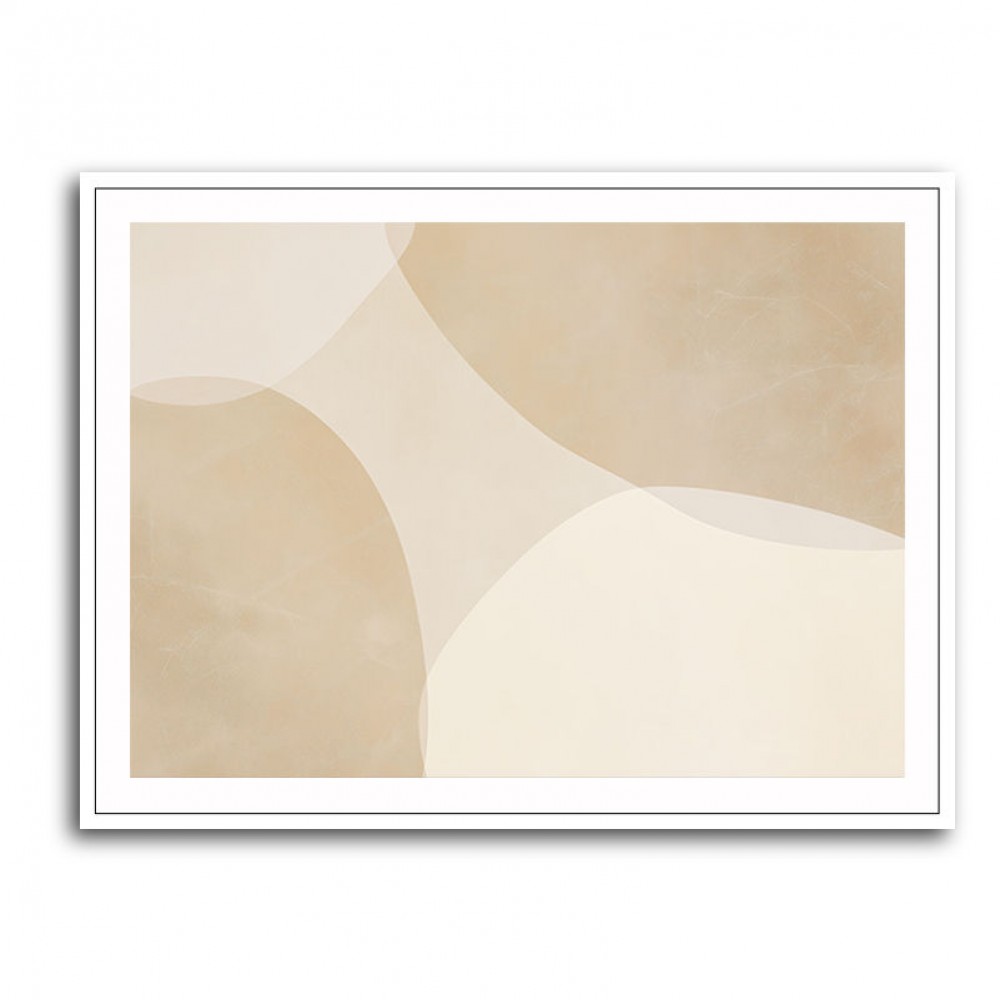 Minimalist Abstract Art Featuring Large Soft Edged  65