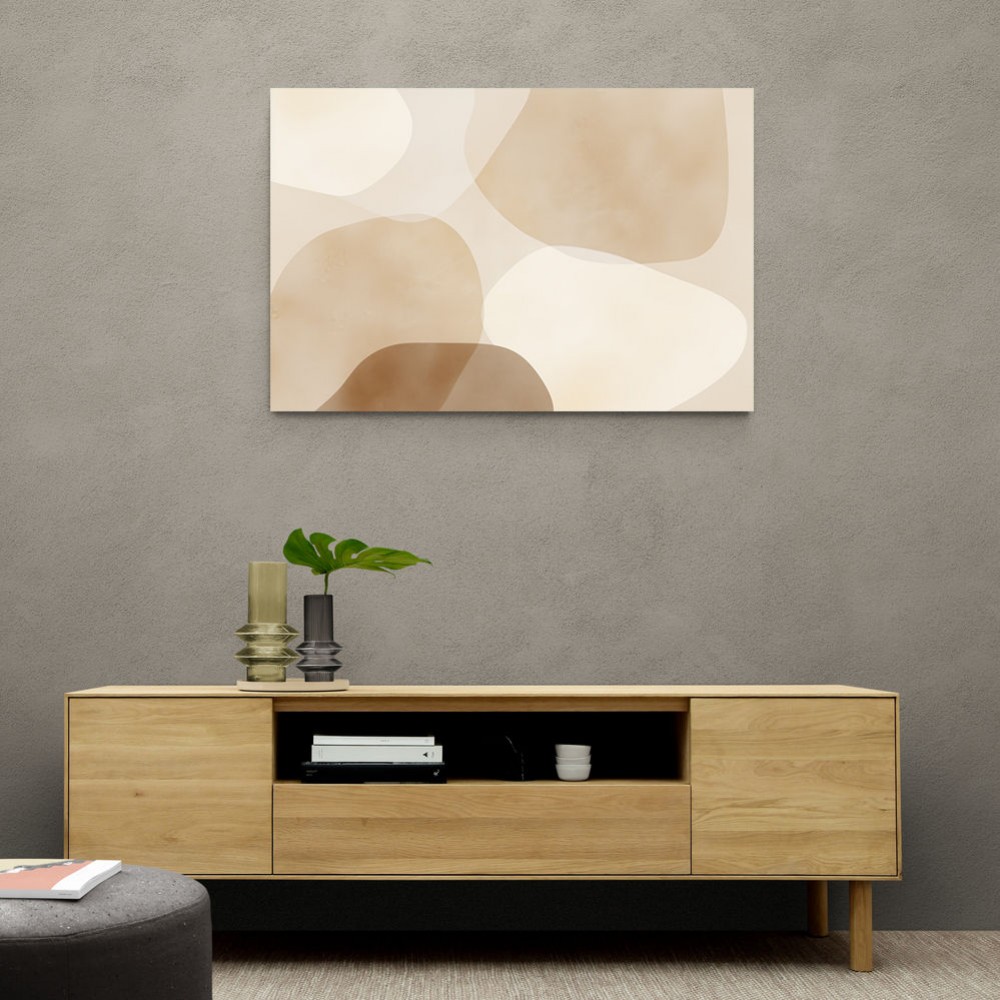 Minimalist Abstract Art Featuring Large Soft Edged  69