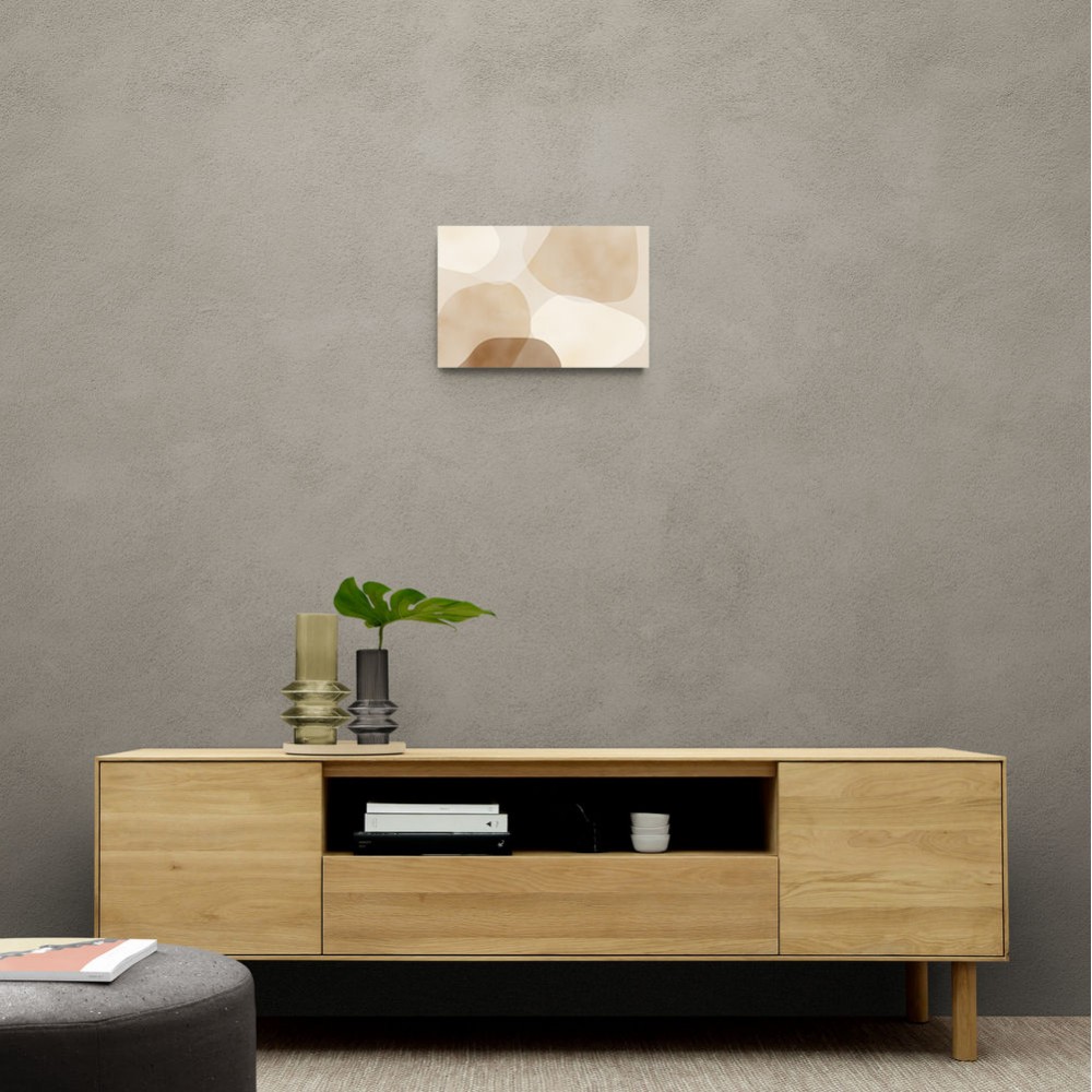 Minimalist Abstract Art Featuring Large Soft Edged  69