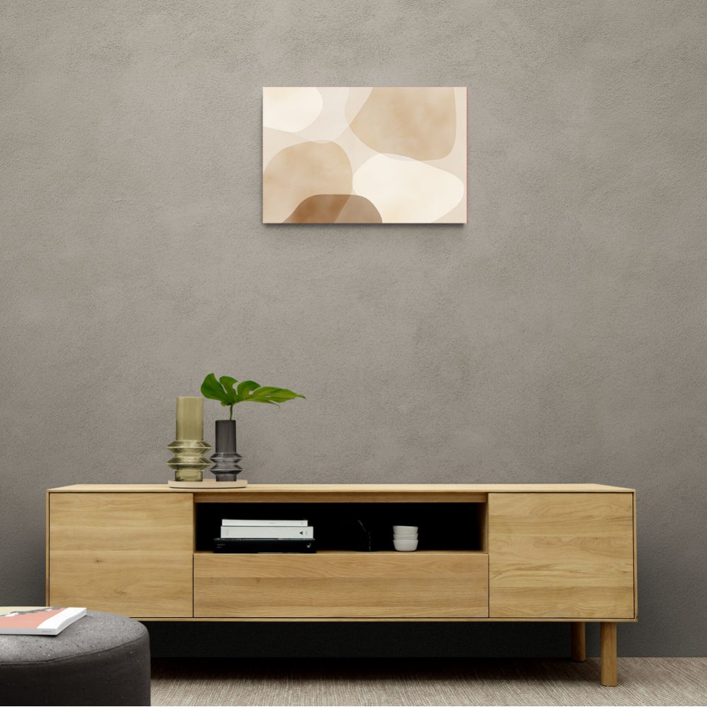 Minimalist Abstract Art Featuring Large Soft Edged  69